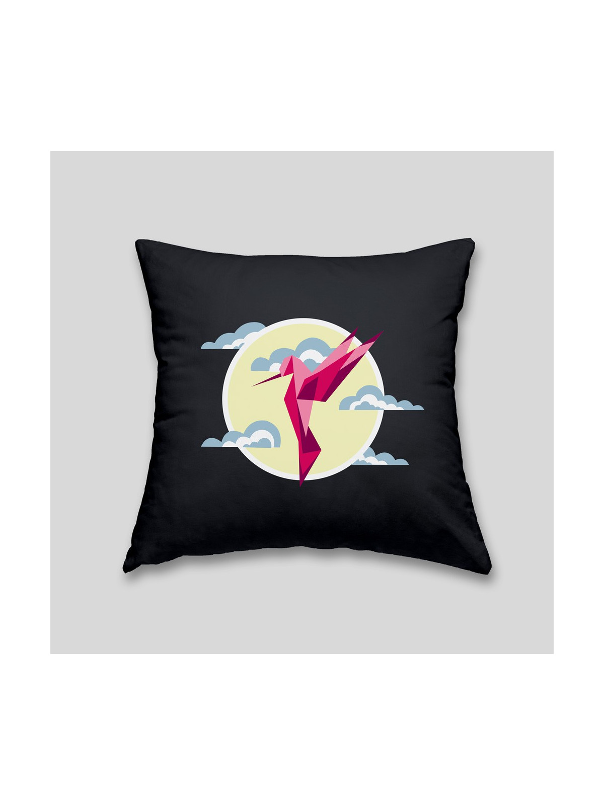 Hummingbird cushion